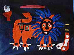 Glélé, 10th King of the Dahomey. Click to enter! 